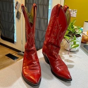 Red Justin Cowboy Boots.